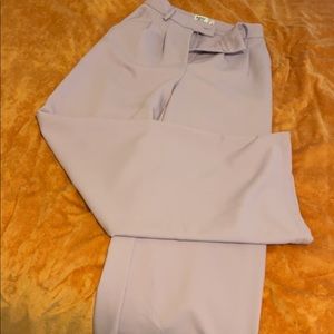 Princess Polly Lilac Flare Pants NWOT